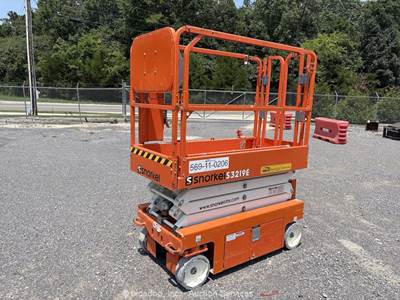 2023 Snorkel S3219E 19' Electric Scissor Lift Man Aerial Platform bidadoo