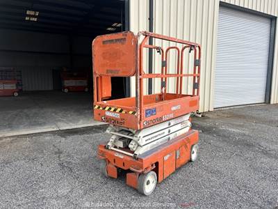 2018 Snorkel S3219E 19' Electric Scissor Lift Mobile Aerial Platform bidadoo