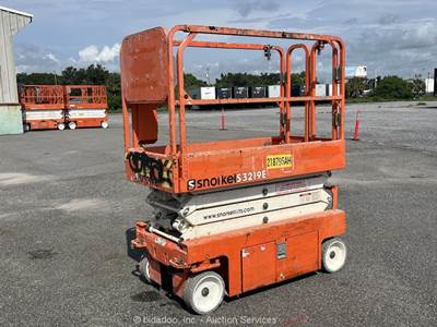 2018 Snorkel S3219E 19' Electric Scissor Lift Mobile Aerial Platform bidadoo