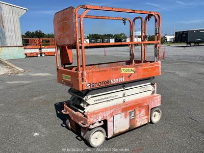 2018 Snorkel S3219E 19' Electric Scissor Lift Man Aerial Platform bidadoo