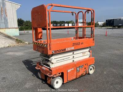 2018 Snorkel S3219E 19' Electric Scissor Lift Aerial Platform Manlift bidadoo