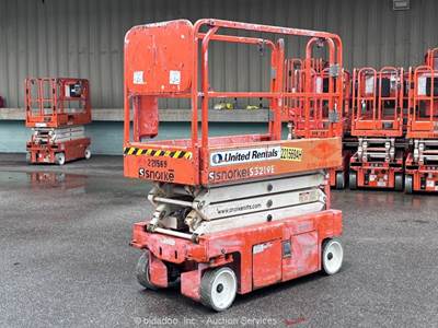 2019 Snorkel S3219E 19' Electric Scissor Lift Man Aerial Platform bidadoo