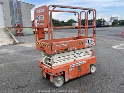 2019 Snorkel S3219E 19' Electric Scissor Lift Manlift Aerial Platform bidadoo