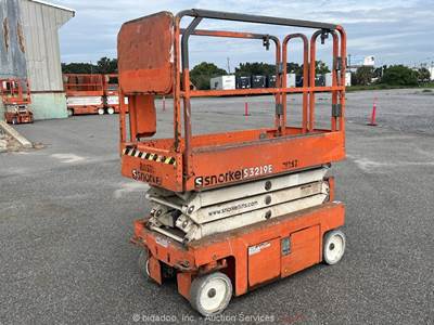 2018 Snorkel S3219E 19' Electric Scissor Lift Manlift Aerial Platform bidadoo