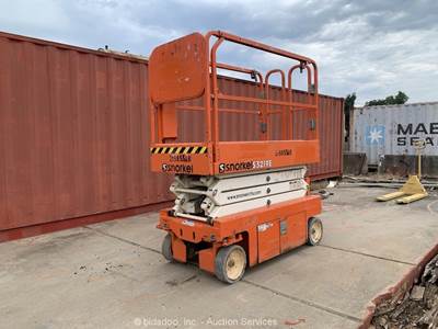 2019 Snorkel S3219E 19' Electric Scissor Lift Manlift Aerial Platform bidadoo