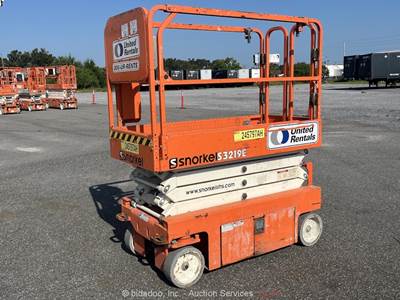 2020 Snorkel S3219E 19' Electric Scissor Lift Man Aerial Platform bidadoo