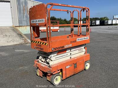 2019 Snorkel S3219E 19' Electric Scissor Lift Manlift Aerial Platform bidadoo