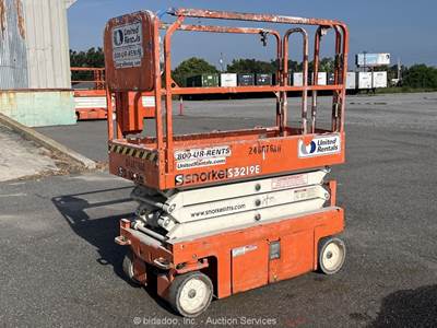 2020 Snorkel S3219E 19' Electric Scissor Lift Manlift Aerial Platform bidadoo