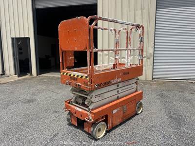 2018 Snorkel S3219E 19' Electric Scissor Lift Man Aerial Platform bidadoo