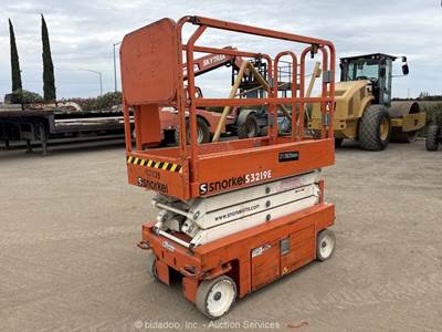 2018 Snorkel S3219E 19’ Electric Scissor Lift Man Aerial Platform bidadoo