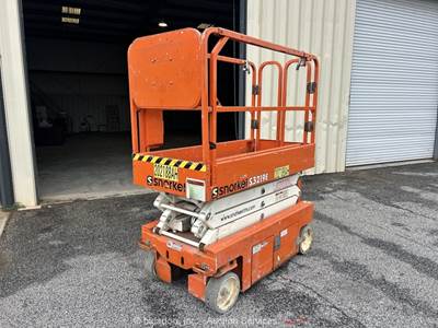 2018 Snorkel S3219E 19' Electric Scissor Lift Manlift Aerial Platform bidadoo