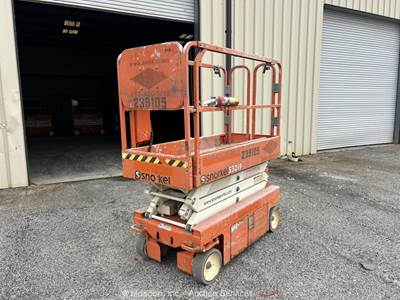 2019 Snorkel S3219E 19' Electric Scissor Lift Mobile Aerial Platform bidadoo