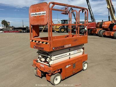 2018 Snorkel S3219E 19’ Electric Scissor Lift Man Aerial Work Platform bidadoo