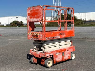 2018 Snorkel S3219E 19' Electric Scissor Lift Mobile Aerial Platform bidadoo