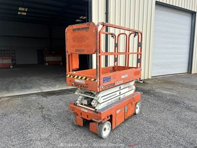 2018 Snorkel S3219E 19' Electric Scissor Lift Mobile Aerial Platform bidadoo