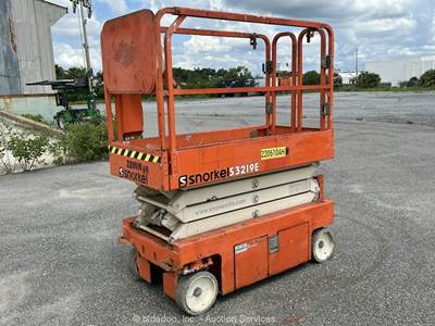 2018 Snorkel S3219E 19' Electric Scissor Lift Man Aerial Platform bidadoo