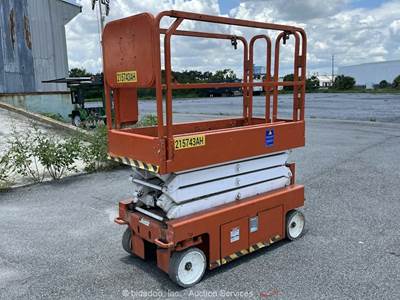 2018 Snorkel S3219E 19' Electric Scissor Lift Mobile Aerial Platform bidadoo