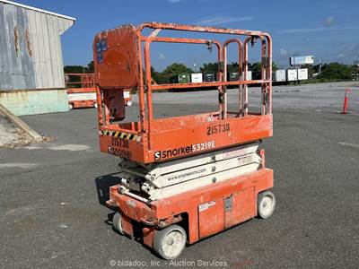 2018 Snorkel S3219E 19' Electric Scissor Lift Man Aerial Platform bidadoo