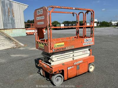 2018 Snorkel S3219E 19' Electric Scissor Lift Man Aerial Platform bidadoo