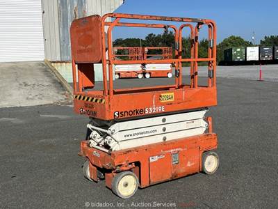 2018 Snorkel S3219E 19' Electric Scissor Lift Man Aerial Platform bidadoo