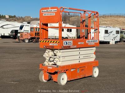 2019 Snorkel S3226E 26' Electric Scissor Lift Man Aerial Platform bidadoo