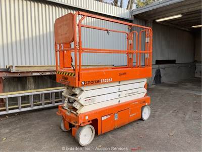 2019 Snorkel S3226E 26' Electric Scissor Lift Man Aerial Platform bidadoo