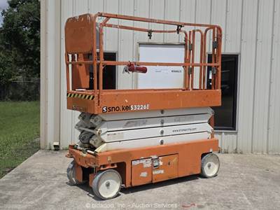 2019 Snorkel S3226E 26' Electric Scissor Lift Man Aerial Platform bidadoo