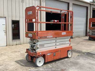 2019 Snorkel S3226E 26' Electric Scissor Lift Man Aerial Platform bidadoo
