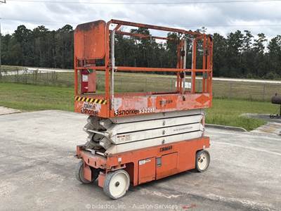 2019 Snorkel S3226E 26' Electric Scissor Lift Mobile Aerial Platform bidadoo