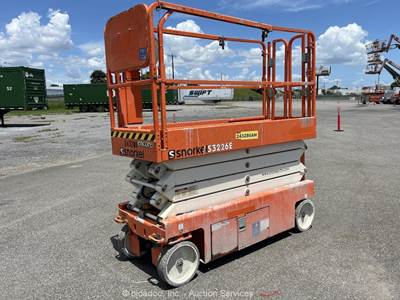 2020 Snorkel S3226E 26' Electric Scissor Lift Aerial Platform Manlift bidadoo