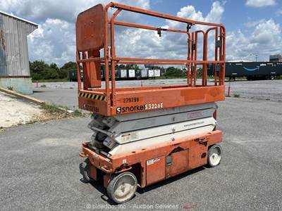 2019 Snorkel S3226E 26' Electric Scissor Lift Man Aerial Platform 24V bidadoo