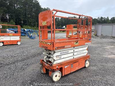 2019 Snorkel S3226E 26' Electric Scissor Lift Man Aerial Work Platform bidadoo