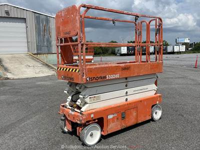 2019 Snorkel S3226E 26' Electric Scissor Lift Aerial Platform Manlift bidadoo