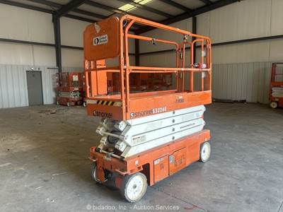 2019 Snorkel S3226E 26' Electric Scissor Lift Man Aerial Work Platform bidadoo