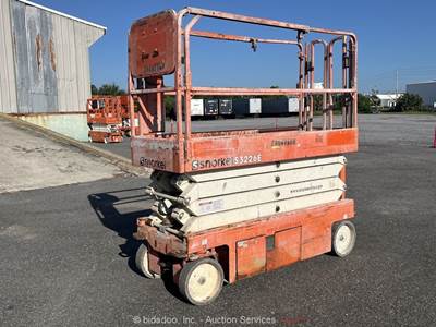 2019 Snorkel S3226E 26' Electric Scissor Lift Manlift Aerial Platform bidadoo