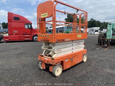 2019 Snorkel S3226E 26' Electric Scissor Lift Manlift Aerial Platform bidadoo