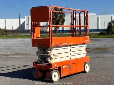 2019 Snorkel S3226E 26' Electric Scissor Lift Man Aerial Platform 24V bidadoo