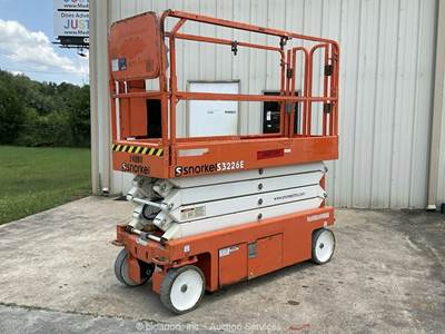 2019 Snorkel S3226E 26' Electric Scissor Lift Man Aerial Platform bidadoo