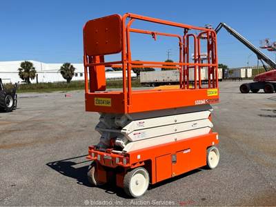 2019 Snorkel S3226E 26' Electric Scissor Lift Mobile Aerial Platform bidadoo