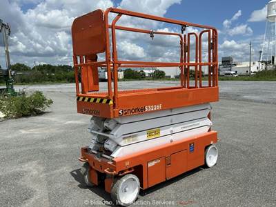 2019 Snorkel S3226E 26' Electric Scissor Lift Mobile Aerial Platform bidadoo