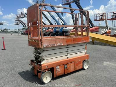 2019 Snorkel S3226E 26' Electric Scissor Lift Man Aerial Platform bidadoo