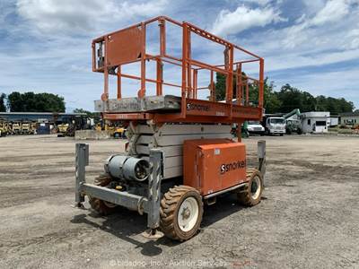 2019 Snorkel S3370RT 33' 4WD Dual Fuel Rough Terrain Scissor Lift Man bidadoo