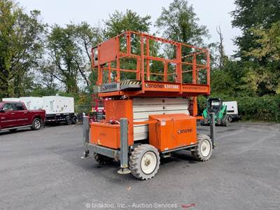 2019 Snorkel S3970BE 39' Diesel Rough Terrain Scissor Lift Man Aerial bidadoo