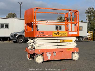 2022 Snorkel S4726E 26' Electric Scissor Lift Aerial Manlift bidadoo -Repair