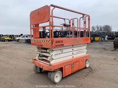 2017 Snorkel S4726E 26' Electric Scissor Lift Manlift Aerial Platform bidadoo