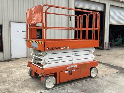 2019 Snorkel S4726E 32' Electric Scissor Lift Manlift Aerial Platform bidadoo