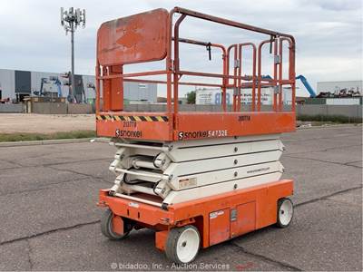 2018 Snorkel S4732E 32' Electric Scissor Lift Man Aerial Platform bidadoo