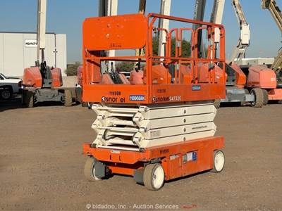 2017 Snorkel S4732E 32' Electric Scissor Lift Mobile Aerial Platform bidadoo