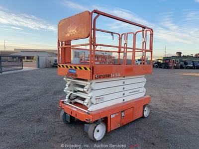 2017 Snorkel S4732E 32' Electric Scissor Lift Mobile Aerial Platform bidadoo