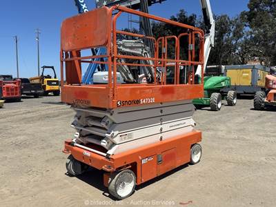 2017 Snorkel S4732E 32' Electric Scissor Lift Man Aerial Platform bidadoo